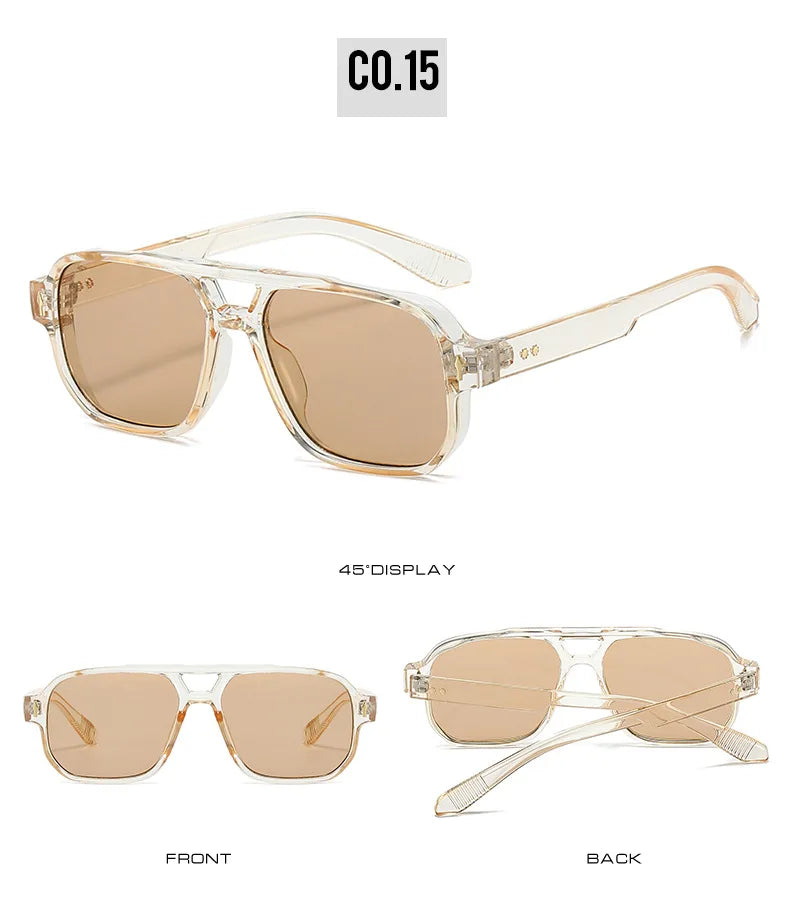 Lunettes Aviateur Homme – Style Coloré et Tendance