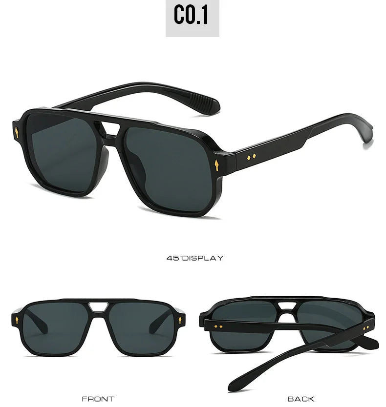 Lunettes Aviateur Homme – Style Coloré et Tendance