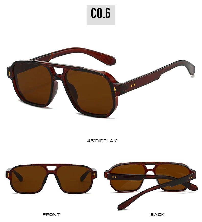 Lunettes Aviateur Homme – Style Coloré et Tendance