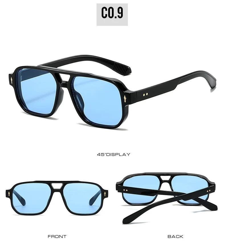 Lunettes Aviateur Homme – Style Coloré et Tendance