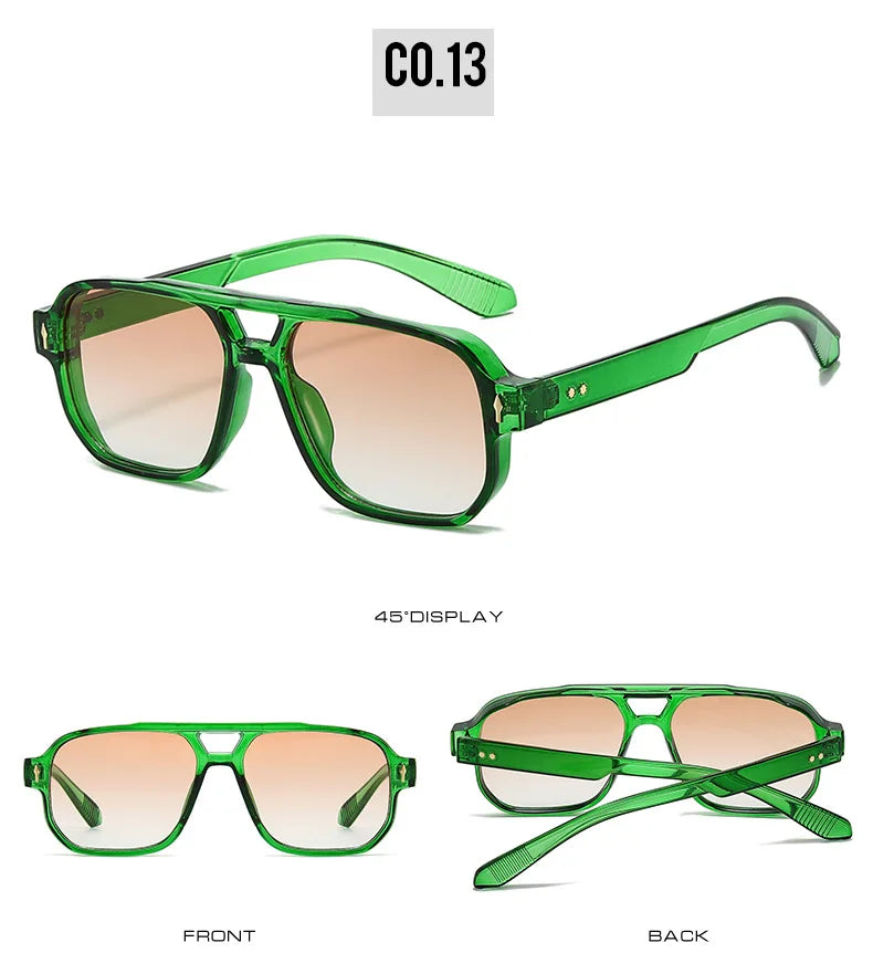 Lunettes Aviateur Homme – Style Coloré et Tendance