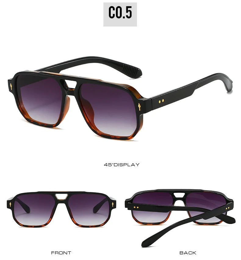 Lunettes Aviateur Homme – Style Coloré et Tendance