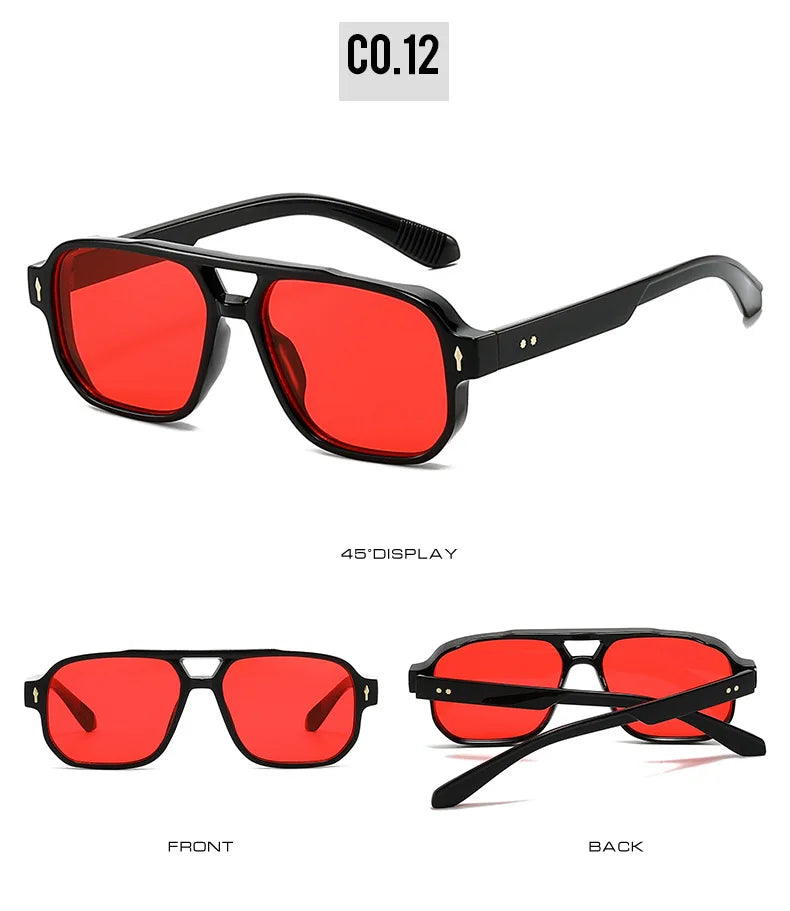 Lunettes Aviateur Homme – Style Coloré et Tendance