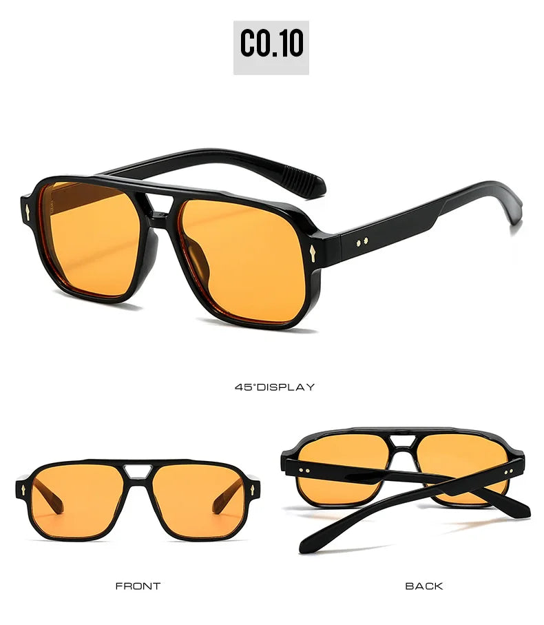 Lunettes Aviateur Homme – Style Coloré et Tendance