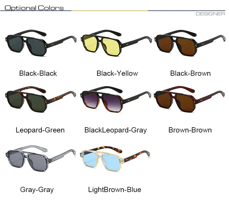Lunettes Aviateur Homme – Style Coloré et Tendance