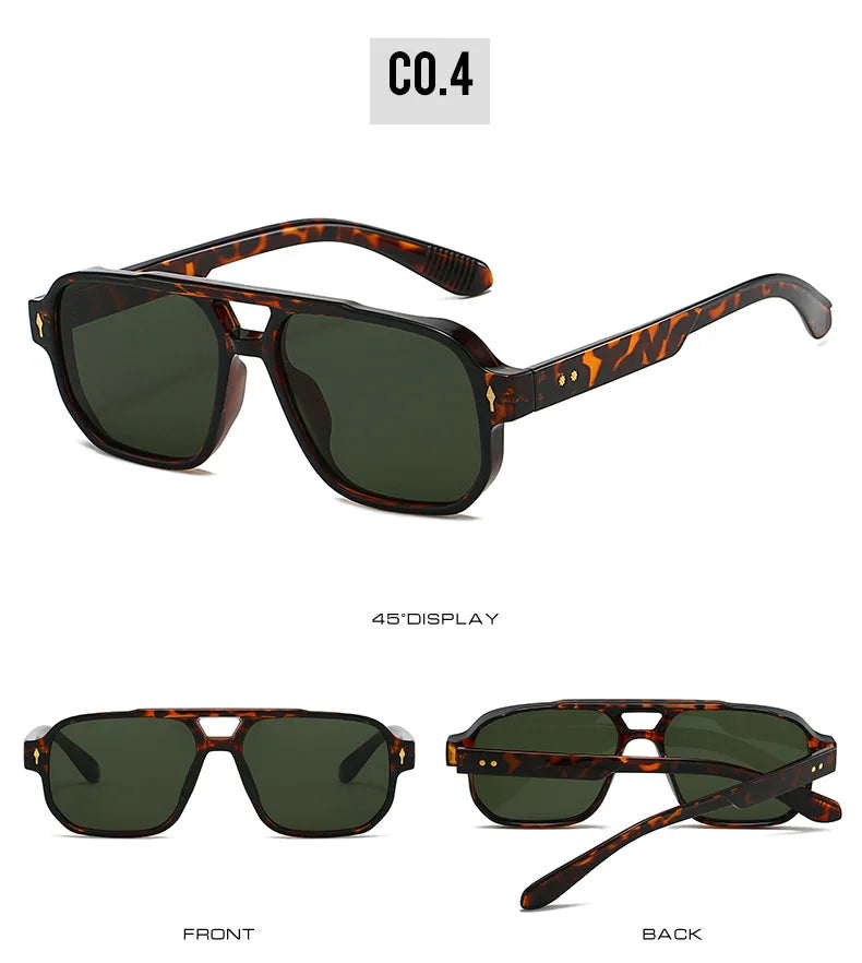 Lunettes Aviateur Homme – Style Coloré et Tendance