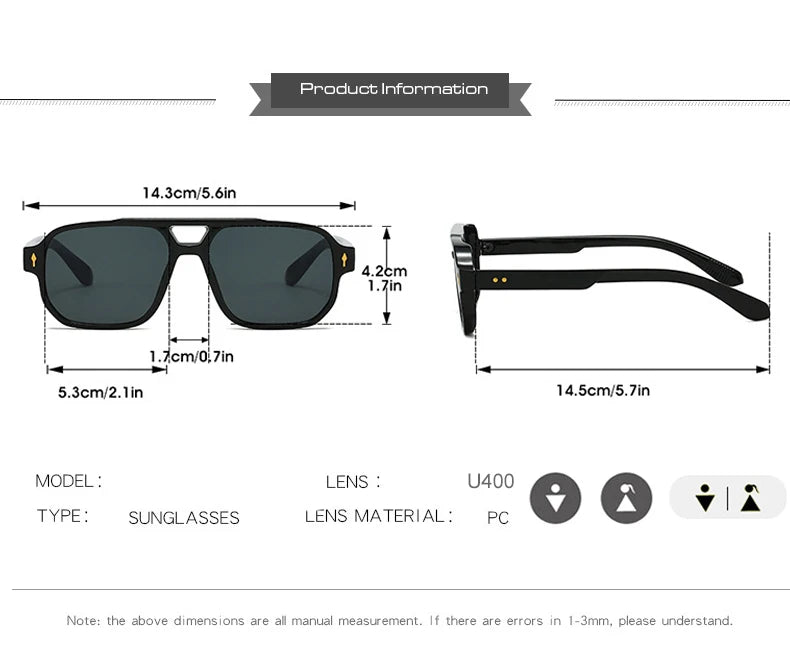 Lunettes Aviateur Homme – Style Coloré et Tendance