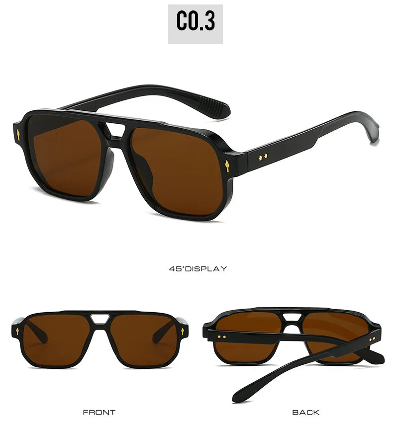 Lunettes Aviateur Homme – Style Coloré et Tendance